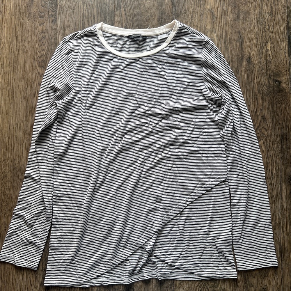 Striped Long Sleeve Top - Women’s Size Medium